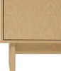 Komoda se 2 dvířky a 2 policemi, béžová, 100 x 40 cm  – Náhled obrázku produktu 5