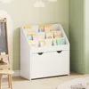 Bibliothèque pour enfants Blanc brillant 60 x 29,5 x 69 cm Voir les images du produit 3