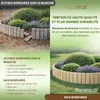 Floranica Bordure de Jardin en bois 40 x 200 cm Naturel Voir les images du produit 4