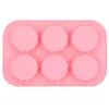 6 slotů DIY Mooncake Mold Cake Ice Cream Mýdlo Making Mould Náhled obrázku produktu 6
