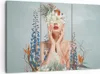 Bild auf Leinwand - Leinwandbild - 3 Teile - Surreal Frau Produktbild-Vorschau 1