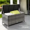 Coffre de jardin KIRUNA en rotin synthétique 121 x 56 x Voir les images du produit 7