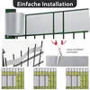 Sekey PVC Sichtschutzstreifen für Doppelstabmatten 35m x Produktbild-Vorschau 8