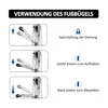 Kosmetikliege Therapieliege Massageliege Tattooliege 0006BK Produktbild-Vorschau 3