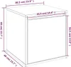 A diagram showing the dimensions of a black storage box. Anteprima dell’immagine prodotto