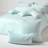 HOMESCAPES Kopfkissenbezug, Fadendichte 330, Hellblau, 60 x Produktbild-Vorschau 4