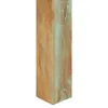 A close-up view of a wooden table leg with a distressed finish. Produktbild-Vorschau