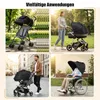 Verstellbares Kinderwagen-Sonnendach, UV-Schutz, Produktbild-Vorschau 2