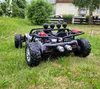 Kinderauto elektrisch Beach Buggy in grau mit 200W Motoren Produktbild-Vorschau 2