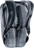 The back of a black Deuter backpack is shown. Náhled obrázku produktu