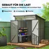 Outsunny Gerätehaus Kunststoff 3,24m³ 190x191x215cm Produktbild-Vorschau 5