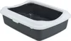 TRIXIE Katzentoilette Classic - dunkelgrau/weiß - 37 × 15 × Produktbild-Vorschau 1