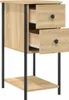 vidaXL Noční stolky 2 ks Sonoma dub 32x42x70 cm výrobek z Náhled obrázku produktu 6