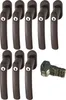 ABUS FG200 B SB abschließbarer Fenstergriff, braun im Set 8 Produktbild-Vorschau 1