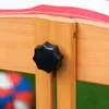 Outsunny Sandkasten Sandkiste mit Dach Holz Bodenloses Produktbild-Vorschau 9