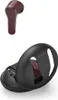 A burgundy earbud and its black charging case are shown against a white background. Anteprima dell’immagine prodotto