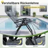 Sekey Liegestuhl Klappbar bis 150 kg Sonnenliege mit Produktbild-Vorschau 3