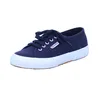 A single navy blue Superga sneaker with white laces and a white sole, set against a white background. Produktbild-Vorschau