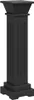 A black pillar stand on a white background. Náhľad obrázku produktu