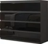 Kommode Kenji 8 Schubladen Hochglanz Schwarz Produktbild-Vorschau 1