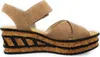 Rieker Damen-Wedges-Sandalette mit Keilabsatz Beige-Braun, Produktbild-Vorschau 48