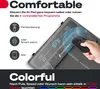 A close-up of a running/walking pad with a hand holding a remote control, showcasing its features and controls. Produktbild-Vorschau
