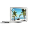 MuchoWow® Laptop Aufkleber Sticker Cover Aussicht - Strand Produktbild-Vorschau 1