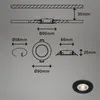 LED Einbauleuchten 3x4er Set warmweiß IP44 Deckenstrahler Produktbild-Vorschau 6