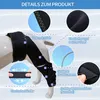A diagram illustrating the features of a dog leg brace. Produktbild-Vorschau