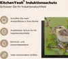 KitchenYeah© Herdabdeckplatte Ein bunter Spatz in einem Produktbild-Vorschau 5