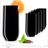 PLATINUX Schwarze Elegante Trinkgläser aus Glas 360ml (max. Produktbild-Vorschau 8