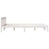 Massivholzbett Extra Lang ohne Matratze Weiß 160x220 Produktbild-Vorschau 6
