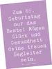 Mr. & Mrs. Panda Postkarte Spruch 69. Geburtstag Glück - Produktbild-Vorschau 1