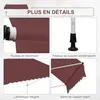 Outsunny Store banne Manuel ršŠtractable 3L x 1,5l m Auvent Voir les images du produit 7