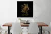 MuchoWow® Poster Karte - Stuttgart - Karte - Gold - Produktbild-Vorschau 2