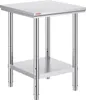 VEVOR Table de travail en acier inoxydable 60 cm x 60 cm Voir les images du produit 9