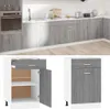 vidaXL Spodná skrinka so zásuvkou Lyon Grey Sonoma Náhľad obrázku produktu 2