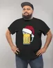 Herren T-Shirt Weihnachten lustig Bier Trinken Bierglas Produktbild-Vorschau 2