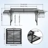 TRMLBE Campingtisch Klappbar 120x60x55 cm Klapptisch Produktbild-Vorschau 5