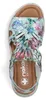 Rieker Damen Sandale mit Hochfront Blumenmuster und Plateau Produktbild-Vorschau 15