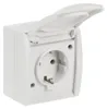 BUSCH JAEGER 2083-0-0834 - CEE 7/3 - 2P+E - Weiß - IP44 - Produktbild-Vorschau 8