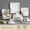 MALACASA Flora Set de vaisselle, service de 30 pièces pour Voir les images du produit 2