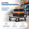 4er Set Schwerlastrollen mit Bremse – Lenkrollen bis 400 kg Produktbild-Vorschau 7