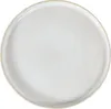 A top-down view of a single, round, cream-colored plate with a slightly textured surface and a subtle rim. Náhľad obrázku produktu