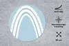 MuchoWow® Mauspad Mousepad Regenbogen - Abstrakt - Pastell Produktbild-Vorschau 2