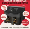 INSTANT POT Vortex Plus Dual Airfryer Heißluftfritteuse Produktbild-Vorschau 16