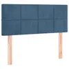 vidaXL Kopfteil Dunkelblau 90x5x78/88 cm Samt Produktbild-Vorschau 1