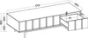 Selsey Neksto - TV-Lowboard mit 3 Schubladen, Produktbild-Vorschau 5
