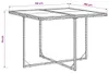 vidaXL 5-tlg. Garten-Essgruppe mit Kissen Grau Poly Rattan Produktbild-Vorschau 6