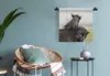 MuchoWow® Wandteppich Wandbehang Pferde - Schwarz - Gras Produktbild-Vorschau 5